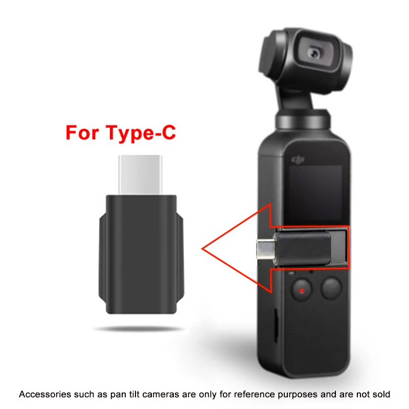 USB C For DJI Osmo Pocket 2 TYPE-C Smartphone Adapter Phone Data Connector Interface Handheld Gimbal Camera Accessories