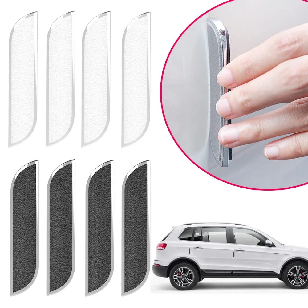 

4X Universal High-quality Car Door Anti-collision Strips Auto Body & Door Side Edge Anti-Scratch Universal Protective Stickers