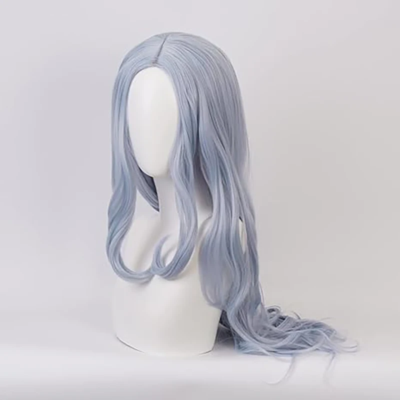 Anime My Hero Academia Eri Cosplay perruque longue vague argent gris synthétique femmes Costume cheveux perruques pour fille fête Cos jeu de rôle