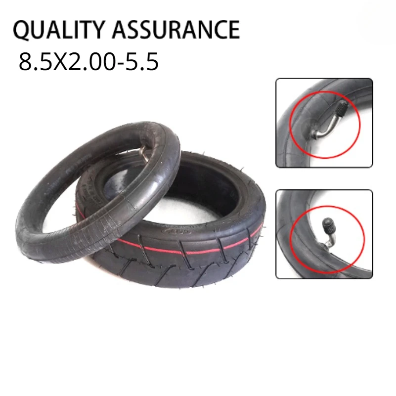 CST 8.5x2.00-5.5 Tire Inner Tube 45 90 Valve Degree Fits 8.5 Inch Electric Scooter INOKIM Night Series Scooter