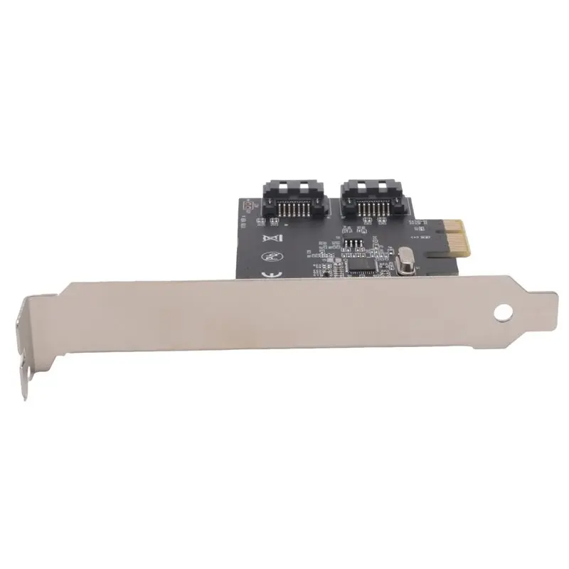 Well Made-PCI-E To SATA3.0 Expansion Card 6Gbps 2-Port Expansion Adapter Board ASM1061 Chip For Win11/10/7