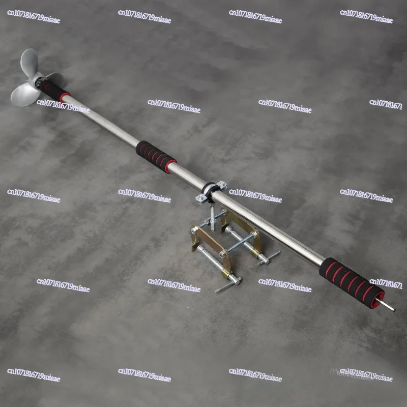 電動シンプルスラスターハンドヘルド電動ドリルボート吊り下げ式マシンプロペラボート小型カヤックインフレータブルボートモーターパルプ