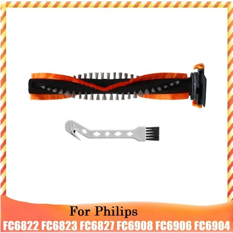 ABBR 2 قطعة لشركة فيليبس Speedpro ماكس FC6822 FC6823 FC6827 FC6908 FC6906 FC6904 مكنسة كهربائية استبدال فرشاة الأسطوانة