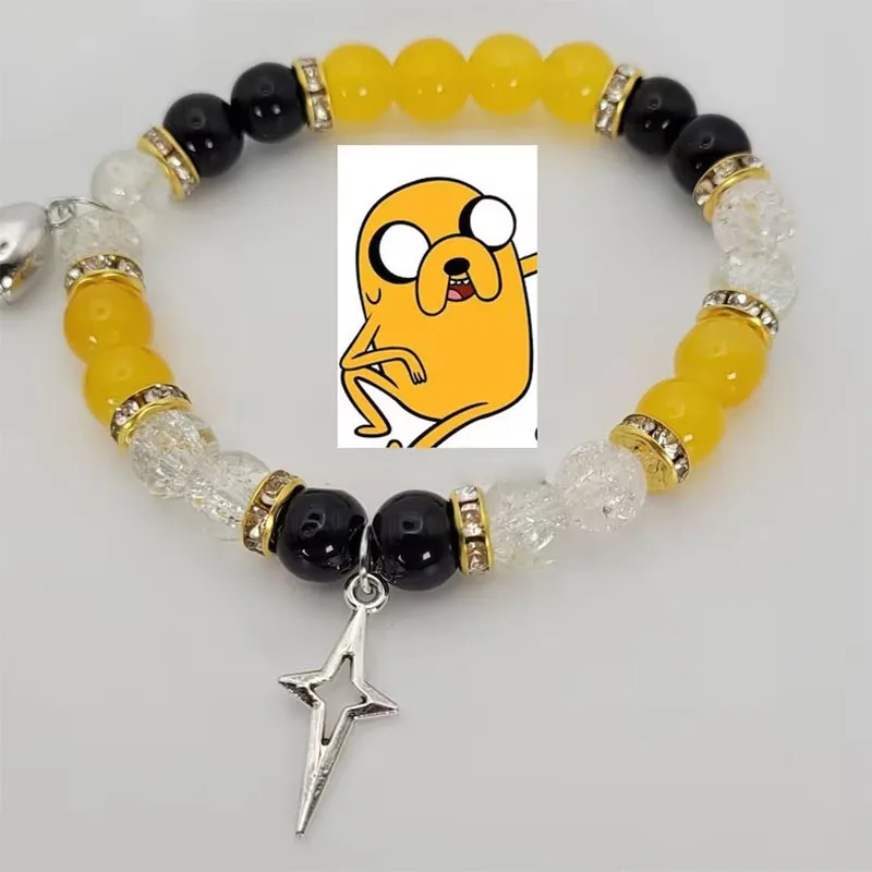 Adventure time matching couple bracelets Finn Jake y2k Handmade