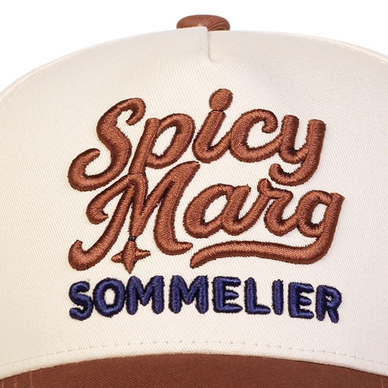Unisex SPICY MARG SOMMELIER Embroidery Baseball Caps Spring Autumn Outdoor Adjustable Casual Hats Sunscreen Hat Sports Cap - view 5