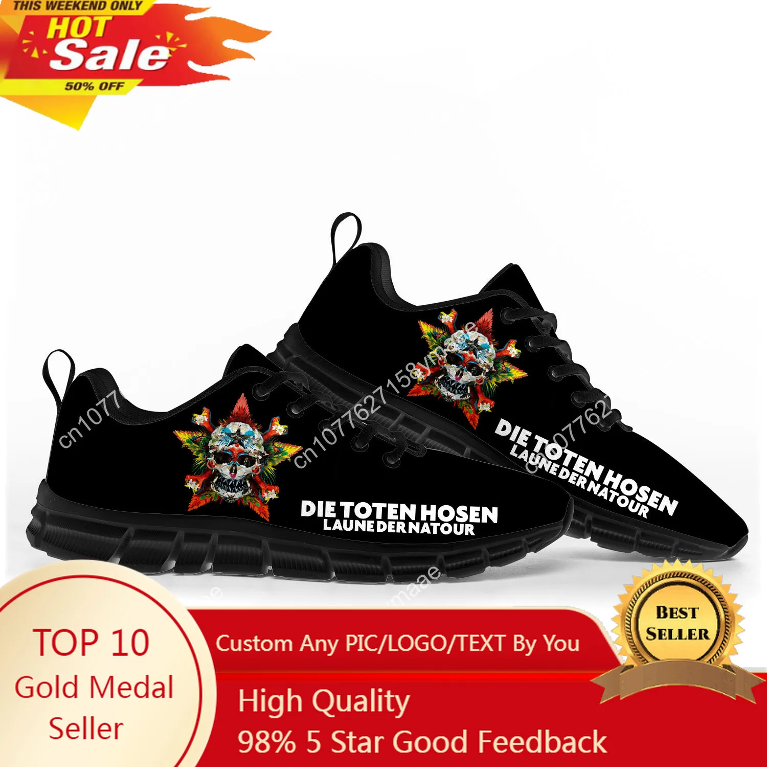 

Die Toten Hosen Rock Band Sports Shoes Mens Womens Teenager Kids Children Sneakers High Quality Sneaker Customize Couple Shoe