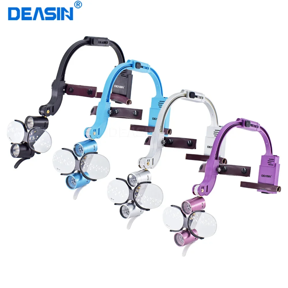 Dental Headband Bracket Surgery Medical Binocular Magnifying Glass Magnifying Glass Face Magnifying Glass