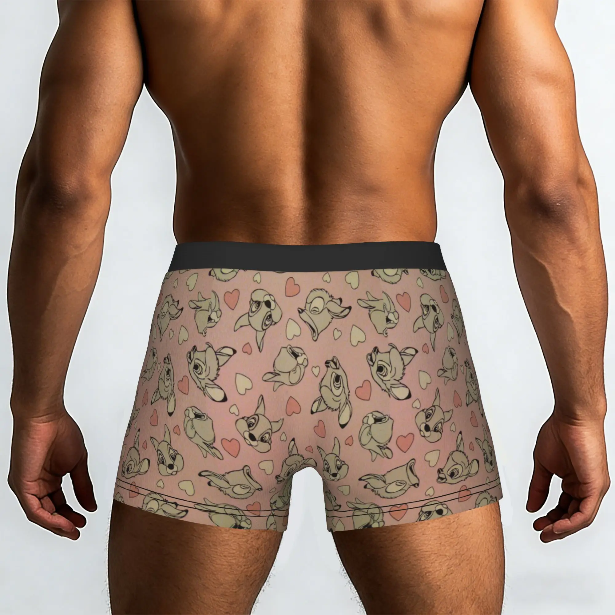 Custom Novelty B-Bambies Anime Boxers Shorts Panties Male Underpants Comfortable  Briefs Underwear