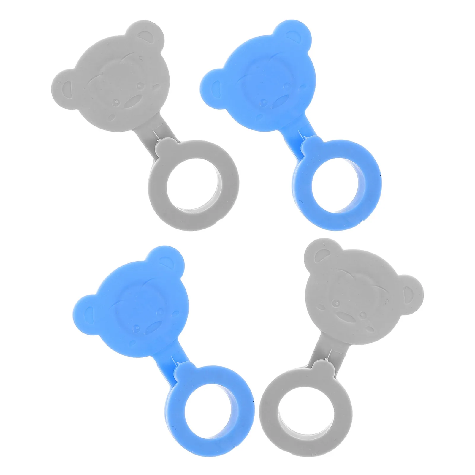 4Pcs Silicone Bath Tub Drain Plug Stopper for Baby Bathtub Universal Fit Soft Safe Water Retention Stopper for Infant Toddler