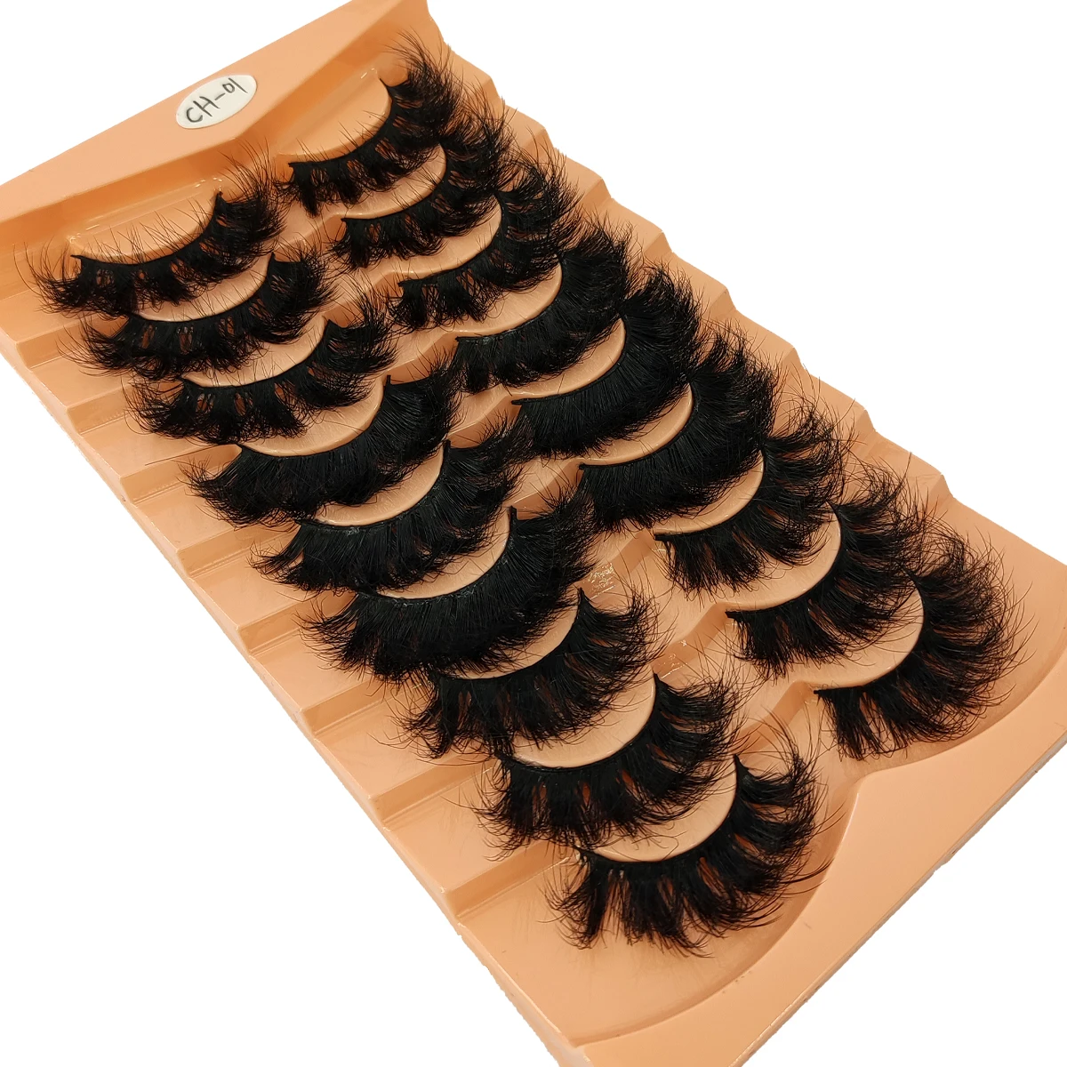 AMSDCN 新しい 7 ペア/9 ペアミンクまつげふわふわで柔軟なロングホリデーまつげドラマチックな美容メイク