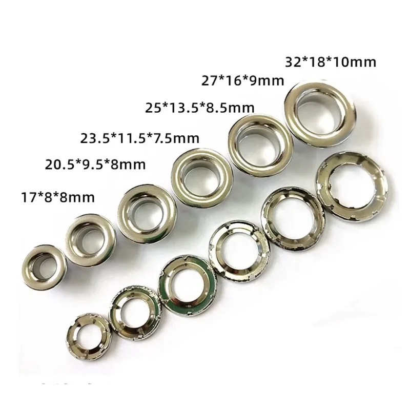 304 Stainless Steel Grommet Eyelet With Teeth