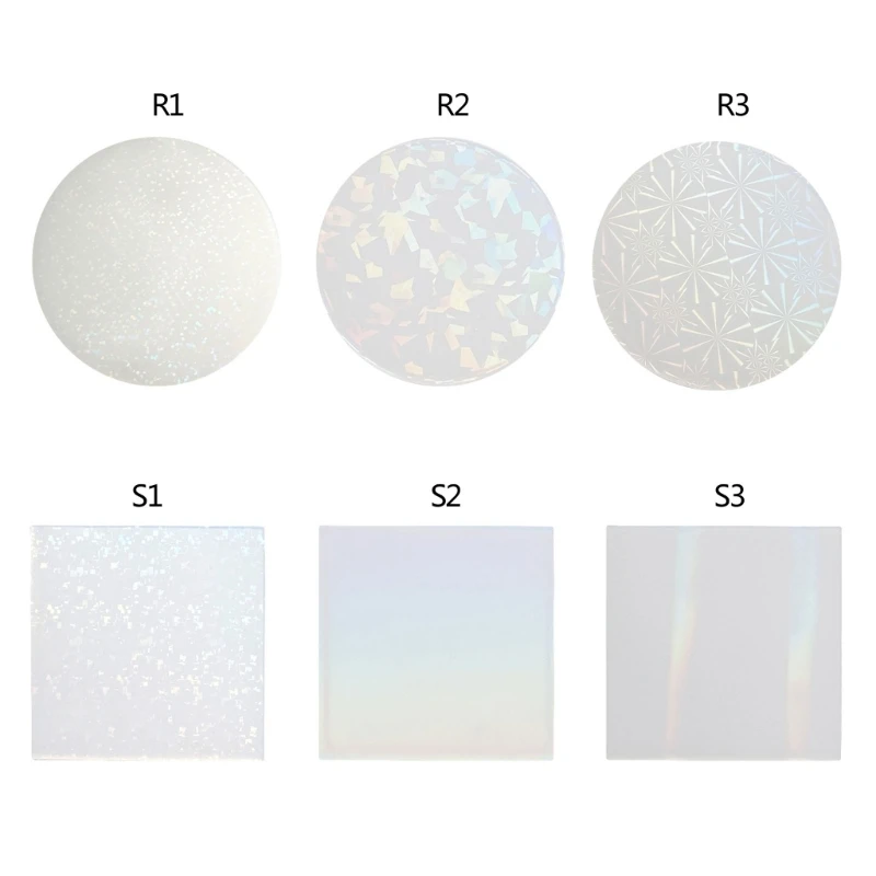 Decorative Crafts Holo Insert Silicone Sheets Inlay Resin Molds