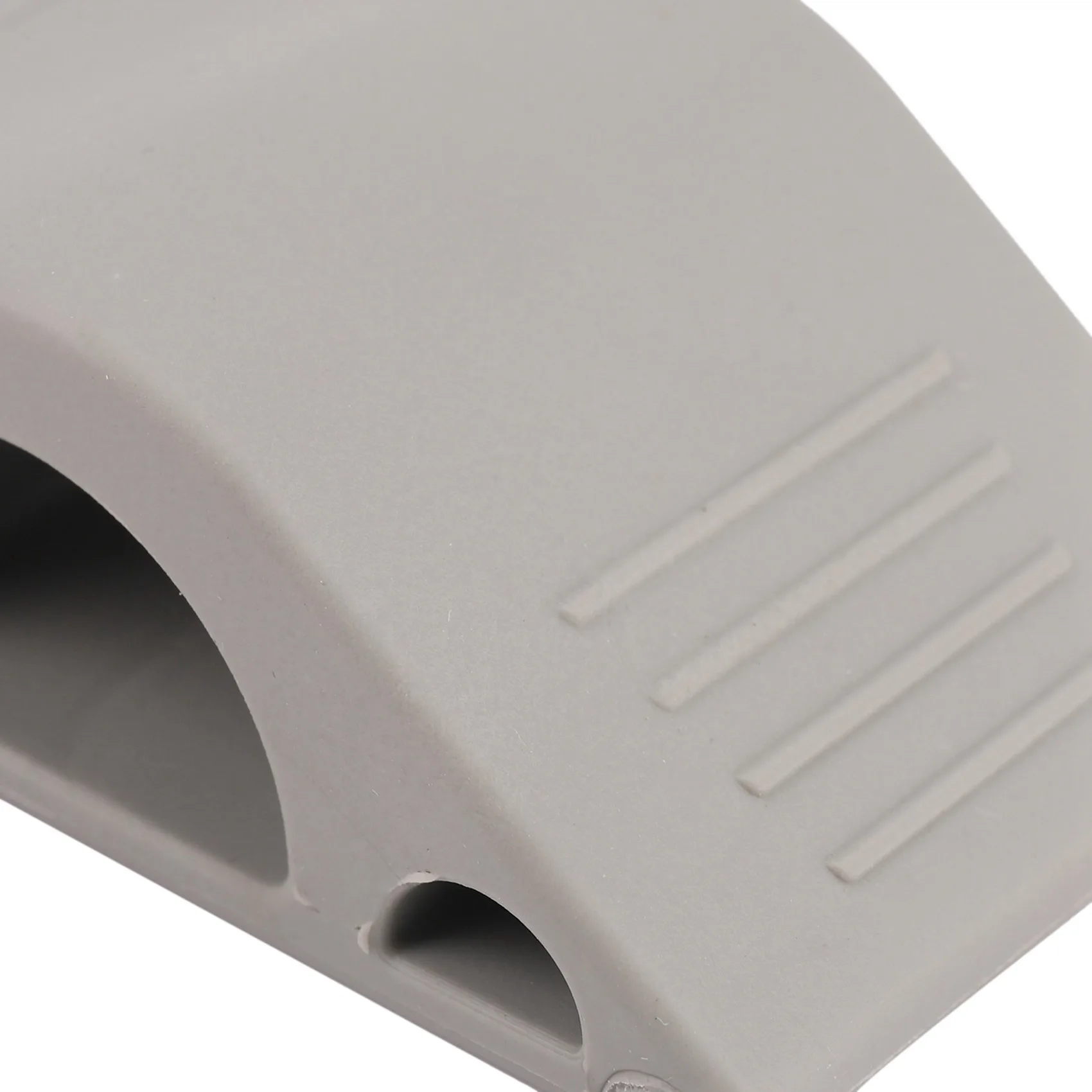 Y50A-Door Stopper 8 Pack Set Premium Heavy Duty Door Stop المطاط إسفين مع حامل تخزين مزخرف - حاجز باب مثالي (رمادي)