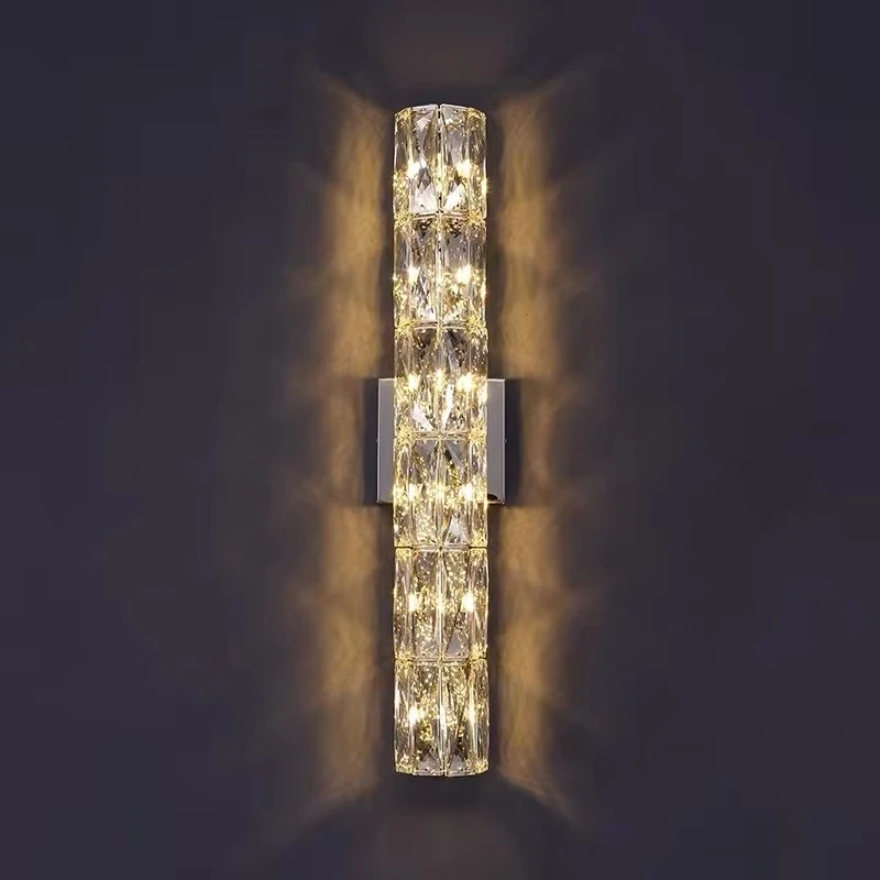 

Dining room chandelier high texture glass luxury bedroom bedside wall lamp long line art background