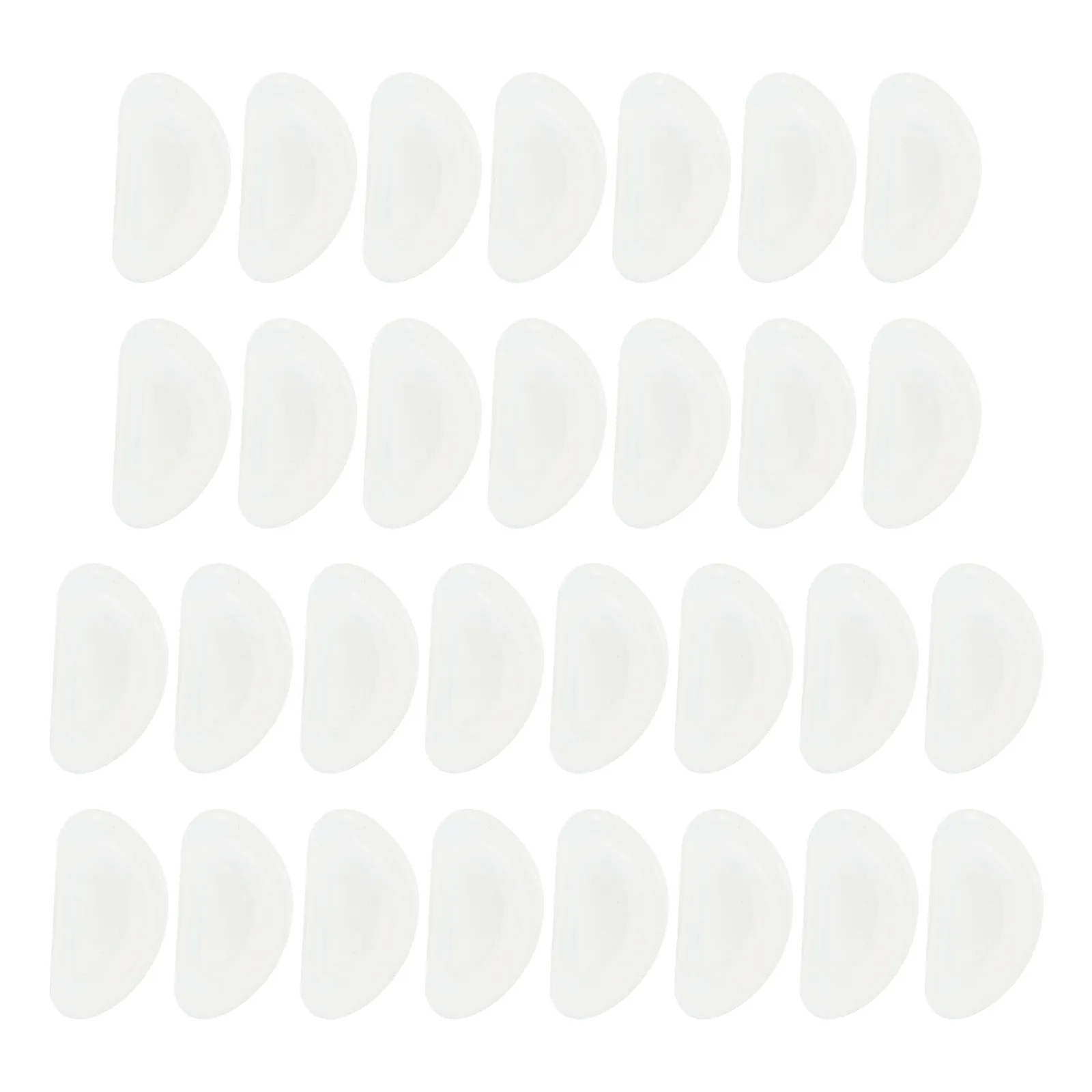 

15 пар силиконовых накладок для носа на очки, нескользящие, сменные, для ремонта очков, высокая прочность