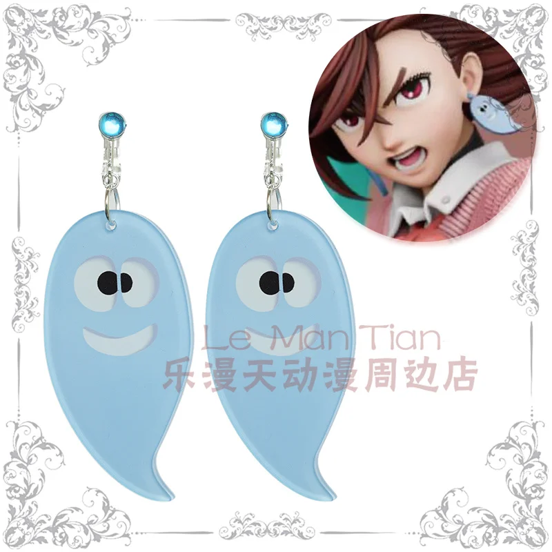 

Anime DAN DA DAN Ayase Momo Cosplay Earrings Ear Clip Prop Women Girls Halloween Party Carnival RoleplayAccessories
