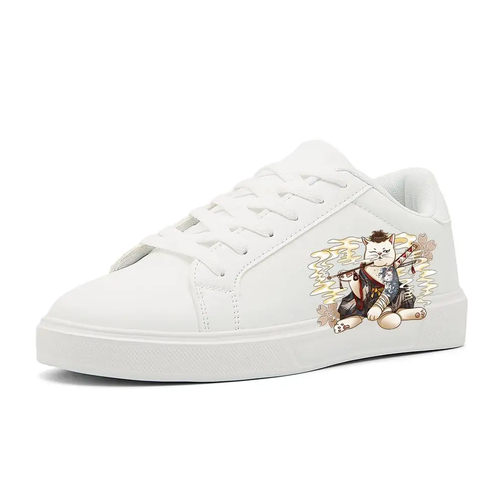 

Белые кроссовки на платформе для мужчин и женщин: модные приподнятые — нескользящая подошва, стильные универсальные белые туфли с граффити из аэрозольной краски