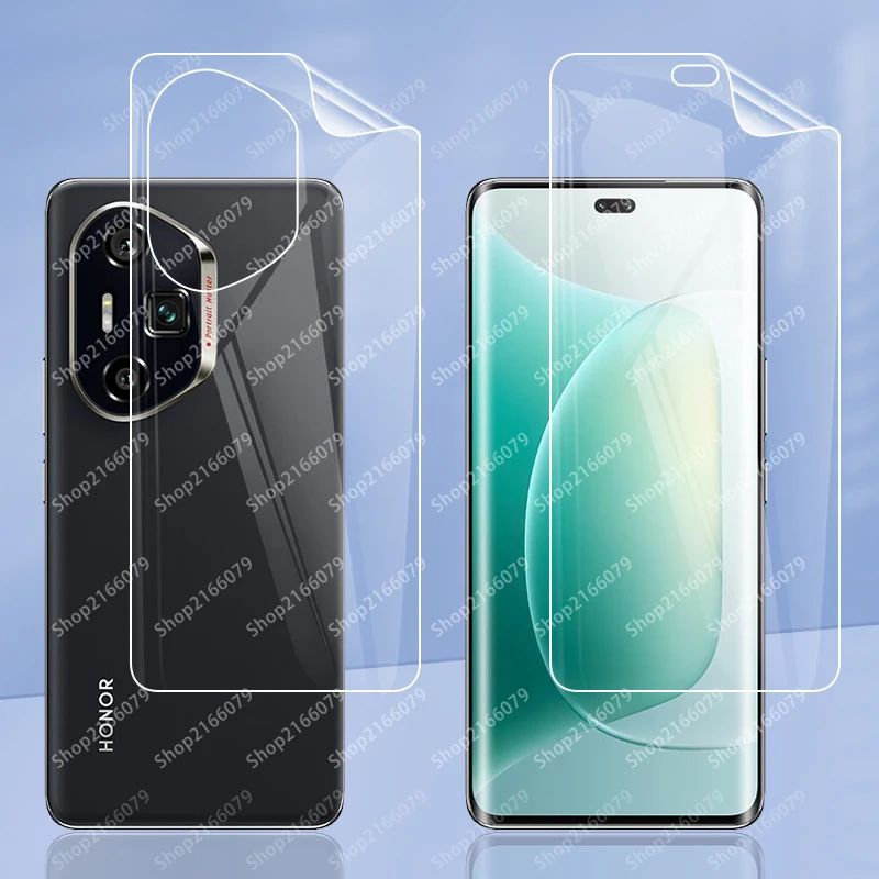 

Для Honor 300 Ultra Pro 300Pro 300Ultra 5G прозрачный ТПУ/матовый гидрогелевый чехол с защитой от отпечатков пальцев, мягкая защитная пленка для экрана