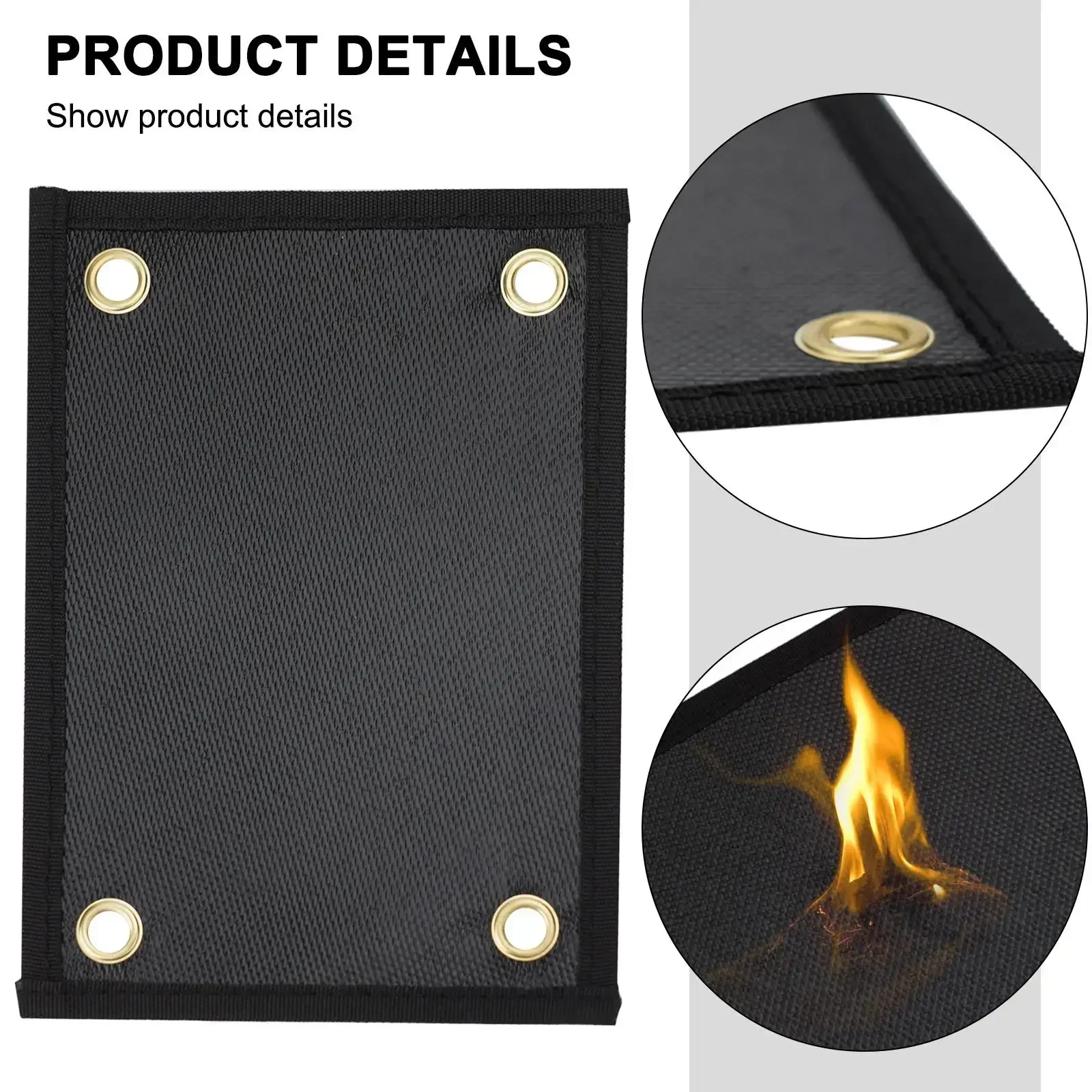 Outdoor Camping Fireproof Mat Camping Flame Retardant Pad Picnic Stove Reused Stove Fireproof Mat Safer To Use