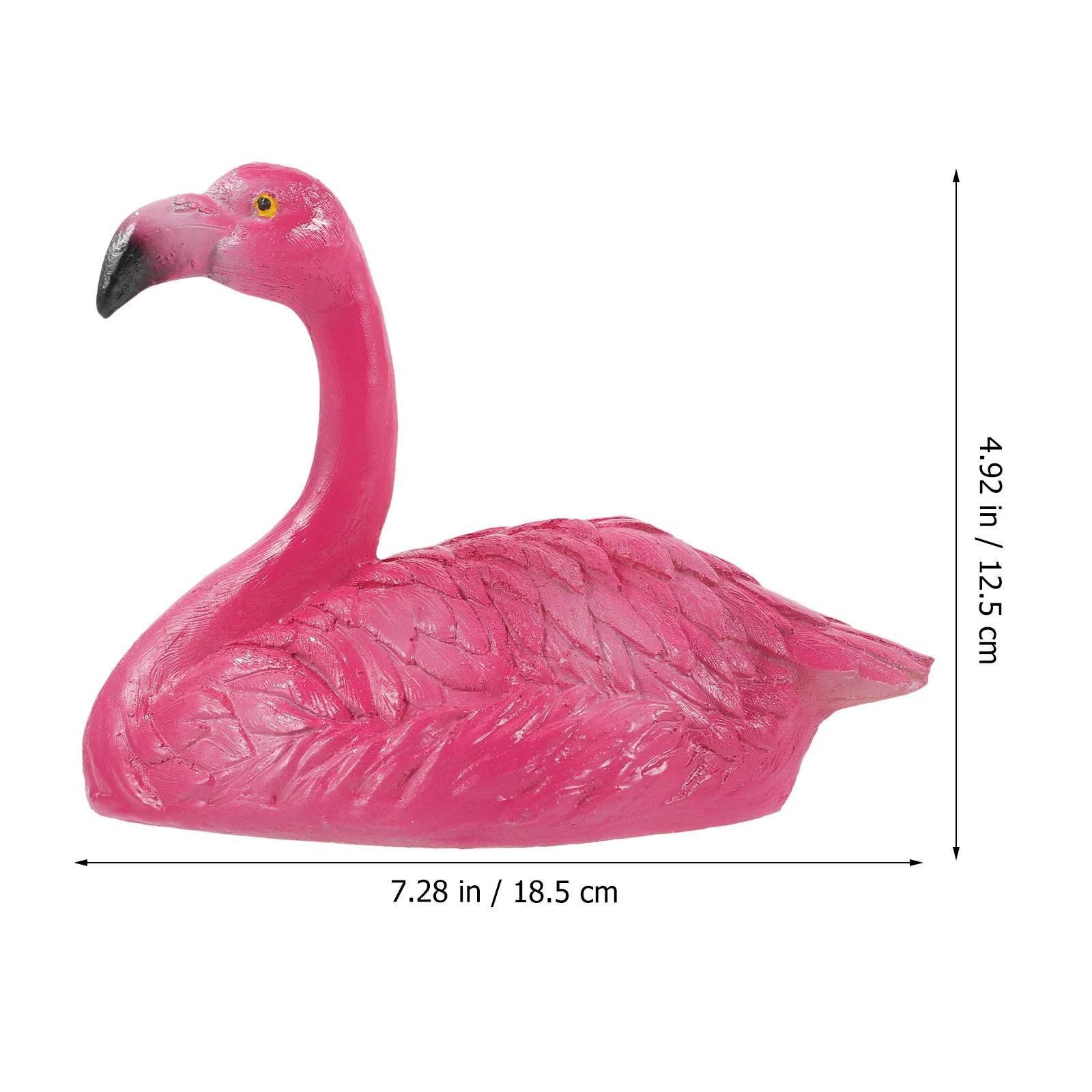 

Имитация скульптуры фламинго, смола, настольный орнамент для аквариума, декор для аквариума для микро ландшафтного дизайна, суккуленты, мха