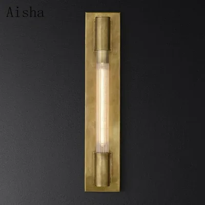 American Luxury Wall Lamp LED Bedroom Closet Decorative Sconce Copper / Chrome / Black Retro Interior Decorative Lighting