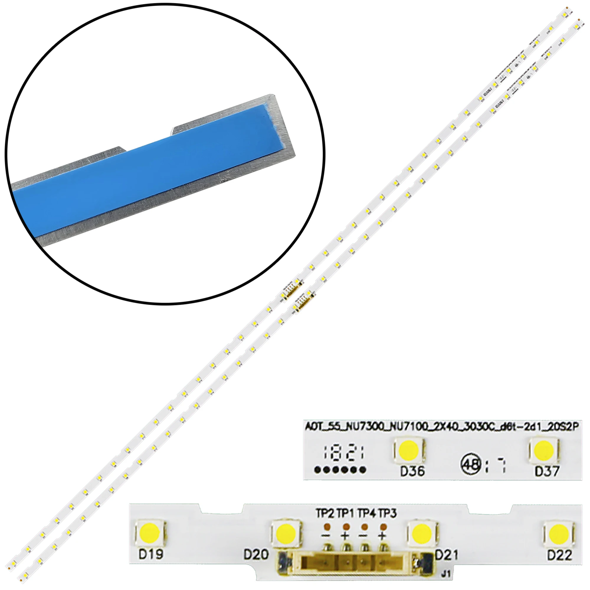 LED BackLight Strip For UE55NU6025K UE55NU7020K UE55NU7020W UE55NU7450S UE55NU7450U UE55NU7452U UE55RU7402U UE55RU7405U