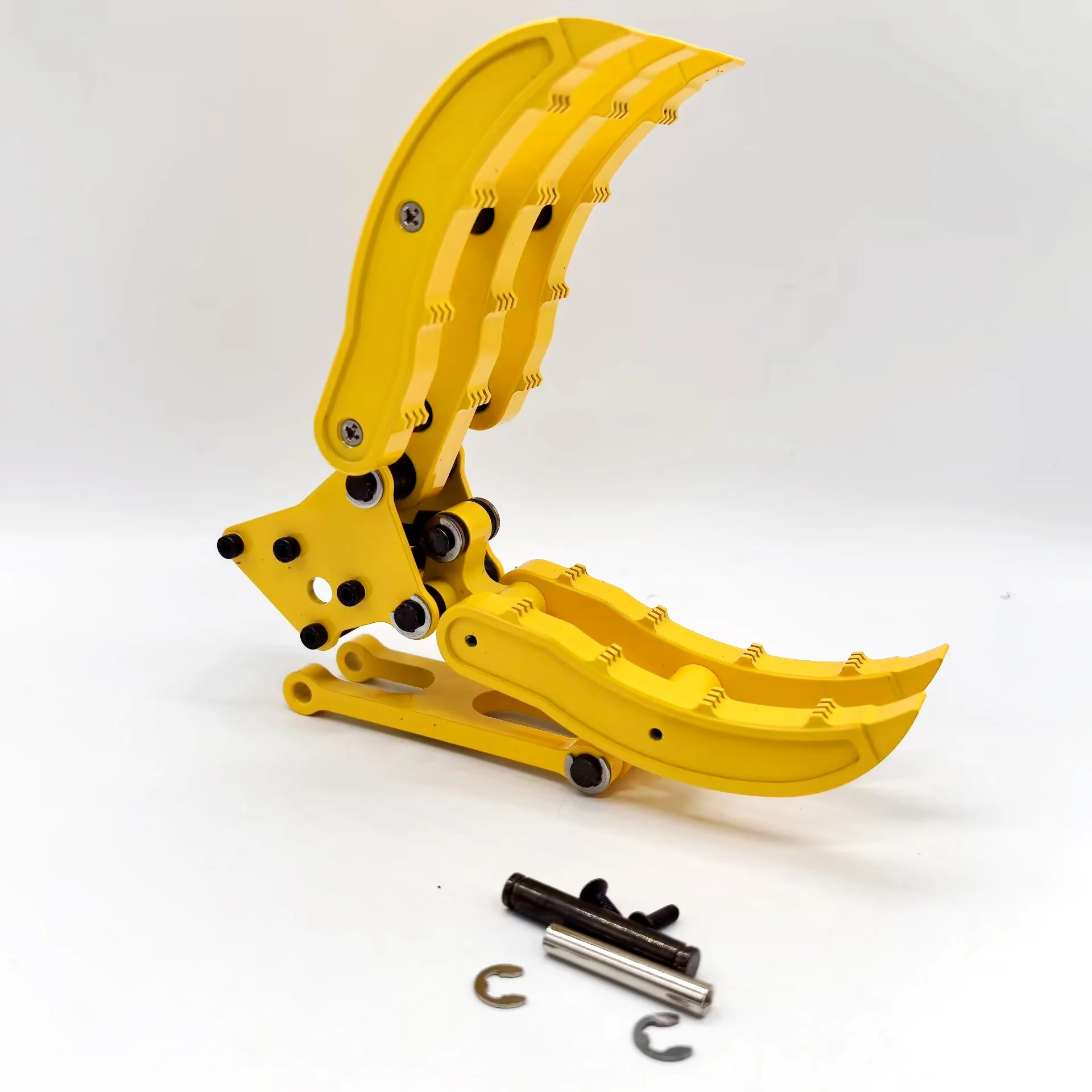 

RC 1/14 Metal Quick Hanging Movable Gripper/Large Basket/Sponge/Hammer for Hydraulic Excavator DIY Parts