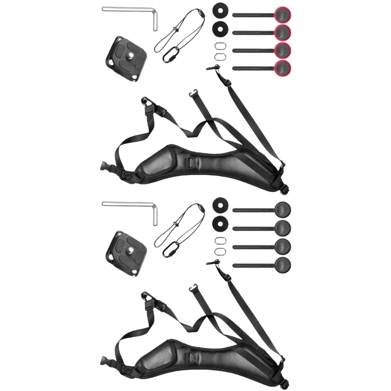 

1 комплект плечевого ремня для камеры, регулируемый внутренний слой из мягкой микрофибры с инструментом