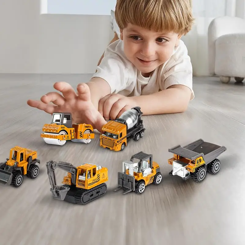 Engineering Vehicle Toys Construction Excavator Tractor Bulldozer Truck Models Kids Toy Car Boys Toys For Children Gifts