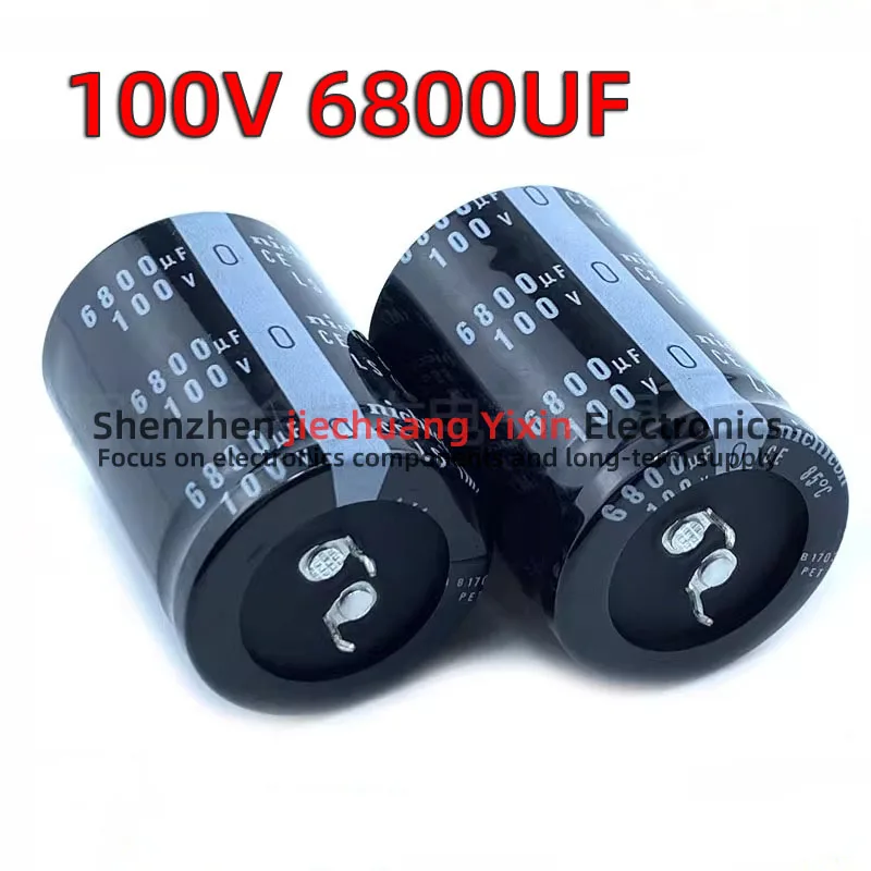 100V 6800UF electrolytic capacitor Horn capacitor new original 30X50/60mm 35X50/60mm