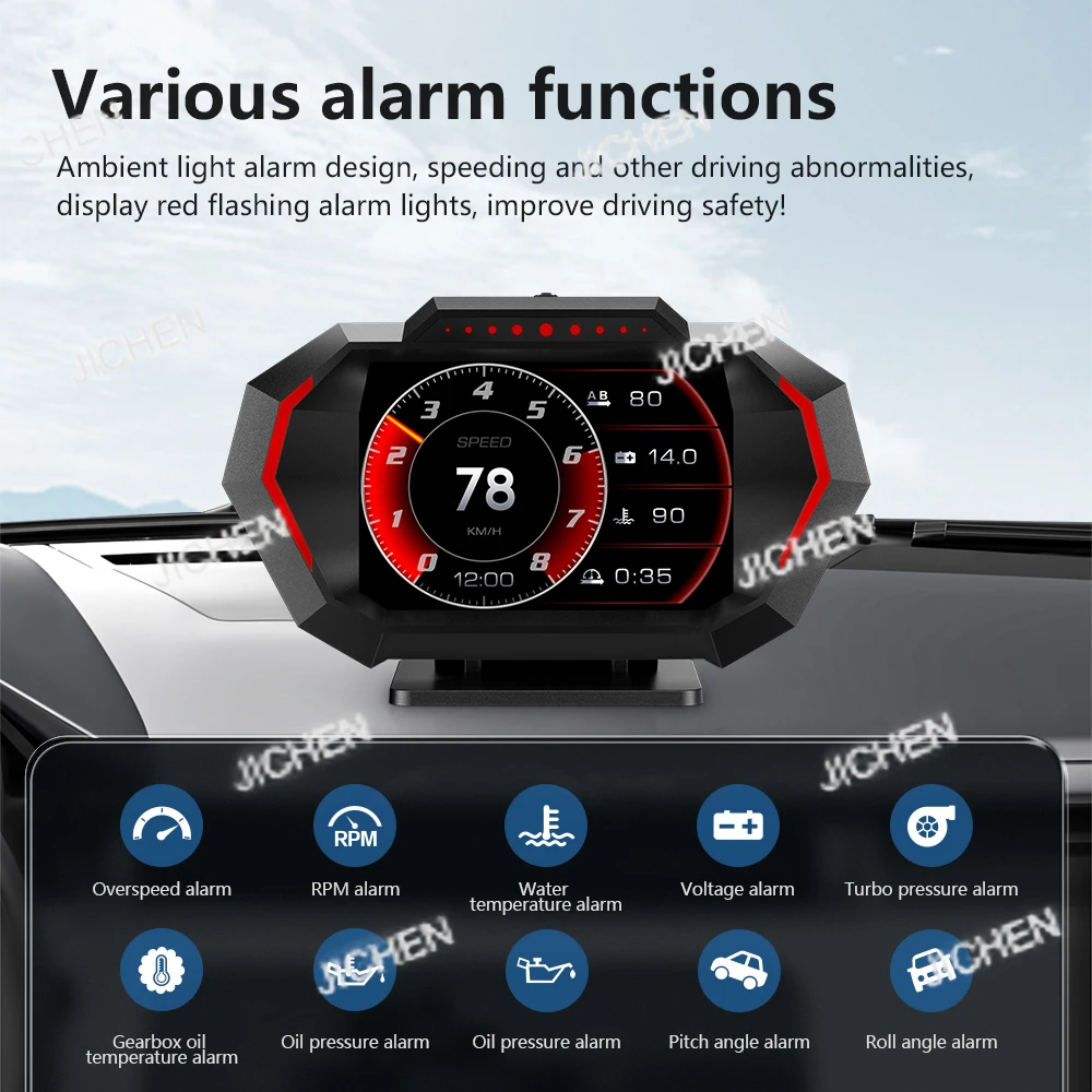 Suitable For Automotive Electronics Hot Selling Car Car Scanner P24 Multifunctional Global Positioning System Digital Head