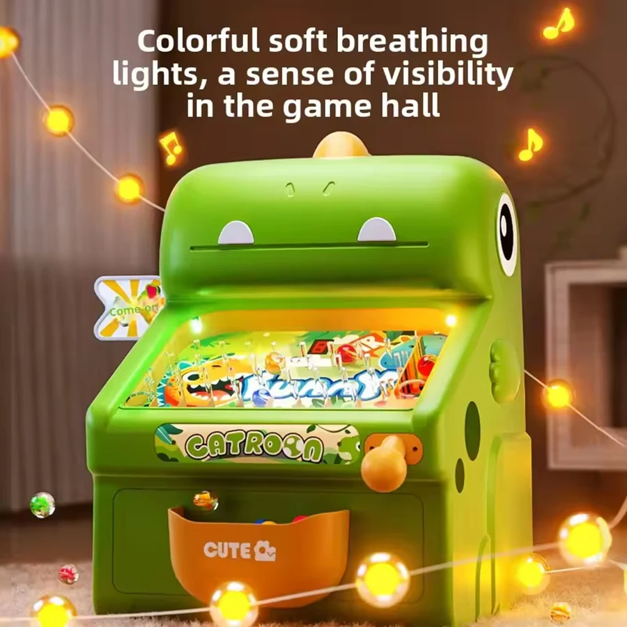 

Children's Board Game Dinosaur Pinball Game Machine, Bouncing Bean Toy, Parent-child Interactive Puzzle Set, Early Education Toy