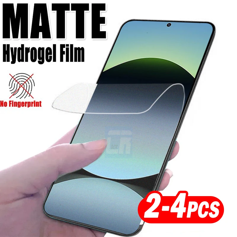 

2-4pcs Anti Fingerprint Matte Hydrogel Film for Redmi Note 14 14S 15 13 12 11 10 Pro Max 12R 13R 10S 11S 12S Screen ProtectorS