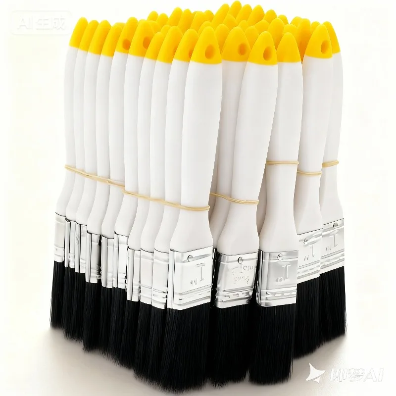 Pennello da 10 pezzi, pennelli per pittura, pennelli per macchie per legno, pennello con setole, pennello, pennelli per trucioli per vernice