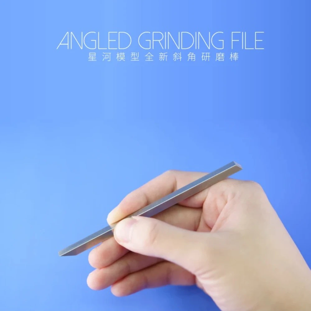 GALAXY Tool T05G01/T05G02 3mm/6mm Angled/Fan-shaped Grinding File Assembly Model Building Tools for Assembly Model Making DIY
