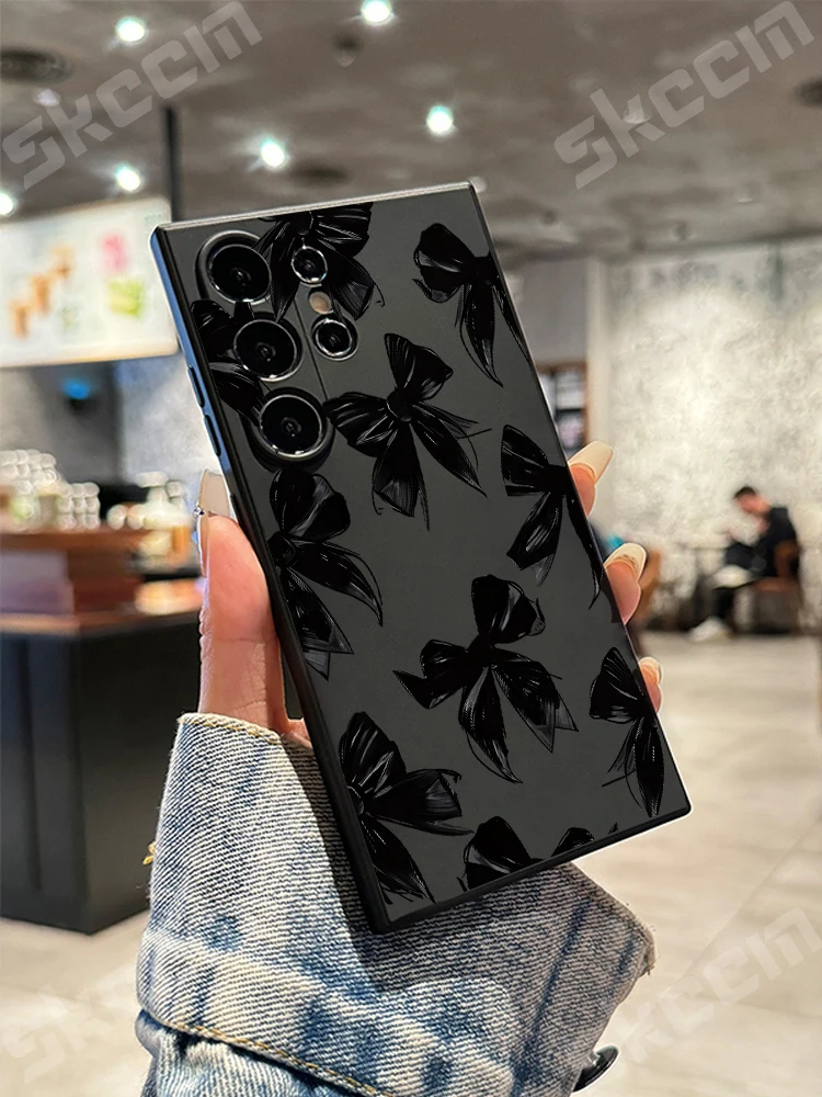 Cute Bowknot Silicone Phone Case For Samsung Galaxy S25 S24 S23 S22 Ultra Plus S20 FE A15 A35 A50 A51 A54 A55 A71 A72 A73 Cover - náhled 6