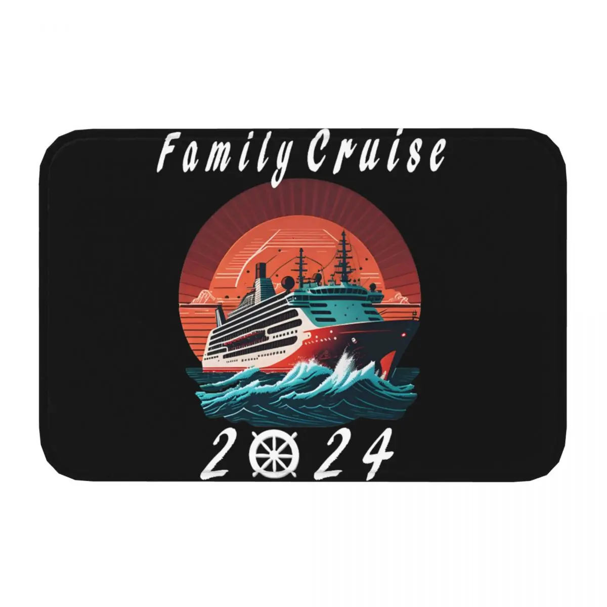 Dsney Cruise Line Non-slip Doormat Kitchen Mat 2024 Family Cruise Floor Carpet Welcome Rug Indoor Decor