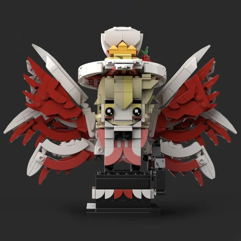 

826PCS MOC Lucifer Morningstar Final Building Blocks Detailed Brickheadz Character Diy Educational Collectible for Hazbin Fans