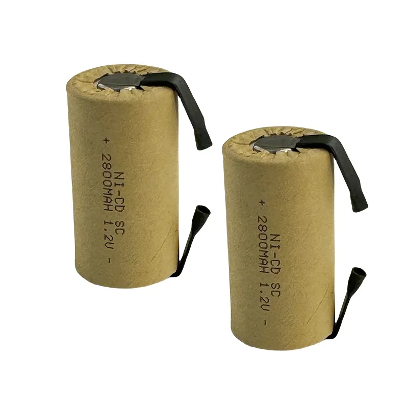 100% Original 2024 New SC 2800mah 1.2v Battery NI-CD Rechargeable Battery for Electric Screwdrivers, Electric Tools, etc