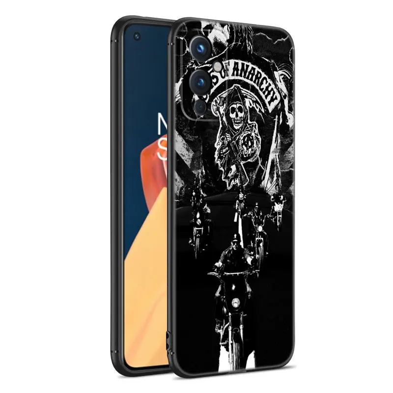 Sons of Anarchy TV Black Silicone Phone Case For OnePlus 9 10 11 12 ACE 2V Pro 9RT 10T 10R Nord CE 2 3 Lite N10 N20 N30 5G