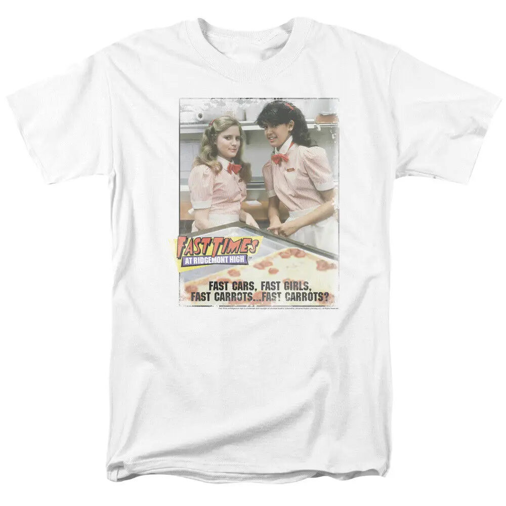 Fast Times at Ridgemont High Carrots T Shirt Mens Licensed Movie White