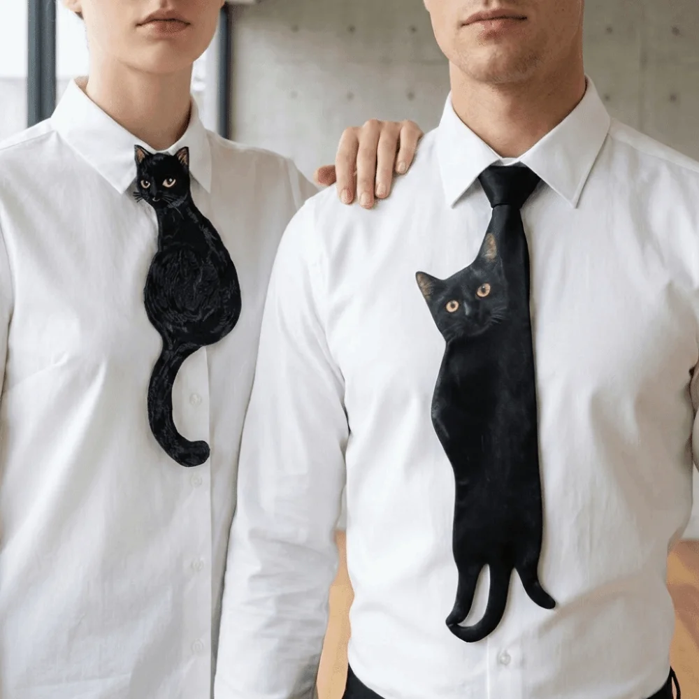 gravata-de-gato-preta-com-design-retro-e-original-em-formato-de-gato-com-estilo-distinto-e-festivo-para-feriados