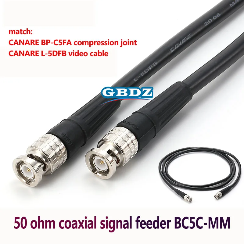 

BNC 50/75 ohm Cable Adapter HD-SDI HD Video Coaxial extend Line Crimp Solderless BNC/Q9 Plug BCP-B3F BCP-B4F BCP-B5F, L-3CFB