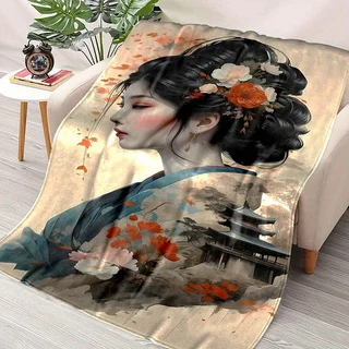 

Мягкое фланелевое одеяло, подходящее для дома, офиса, кемпинга. Отличный выбор на Хэллоуин, День Благодарения и рождественские подарки.