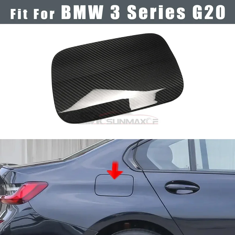 

Настоящее сухое углеродное волокно для BMW 3 серии G20 2021 2022 2023 2024, внешняя крышка масляного бензобака автомобиля, декоративная наклейка