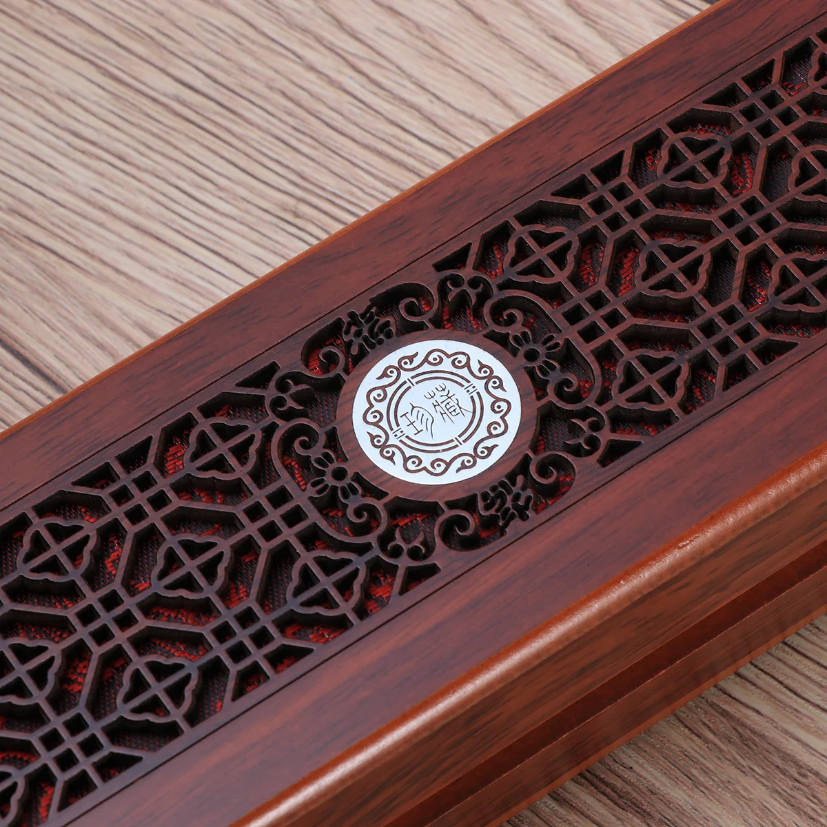 

Коробка для ожерелья из цельного дерева, браслет, органайзер для часов, подарок для хранения, серьги, кулон, чехол для ювелирных изделий, держатель, темная простая текстура, столешница