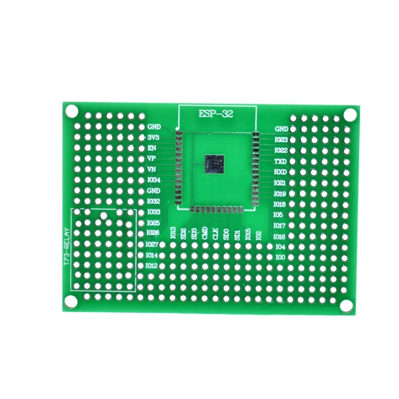 5x7CM Double Side prototipo PCB Board Breadboard Protoshield per Arduino Relay ESP8266 WIFI ESP-12F ESP-12E ESP32 ESP32S