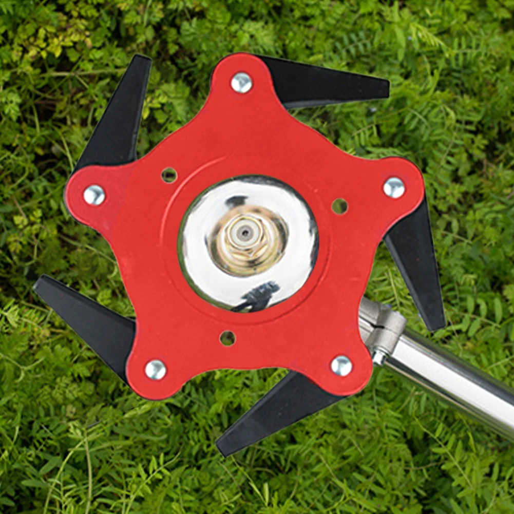6 Tanden Grastrimmer Hoofd 65Mn Blade Grasmaaier Gras Eater Bosmaaier Hoofd Snijkop Tuin Power Tool Accessoires