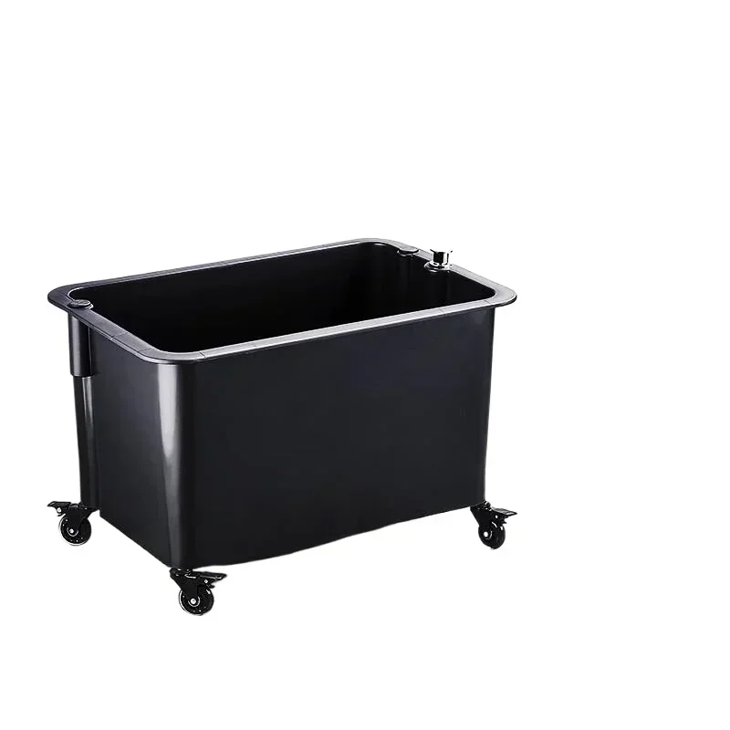 

Mobile mop pool 60cm balcony washing mop pool manual launching toilet toilet floor basin drop