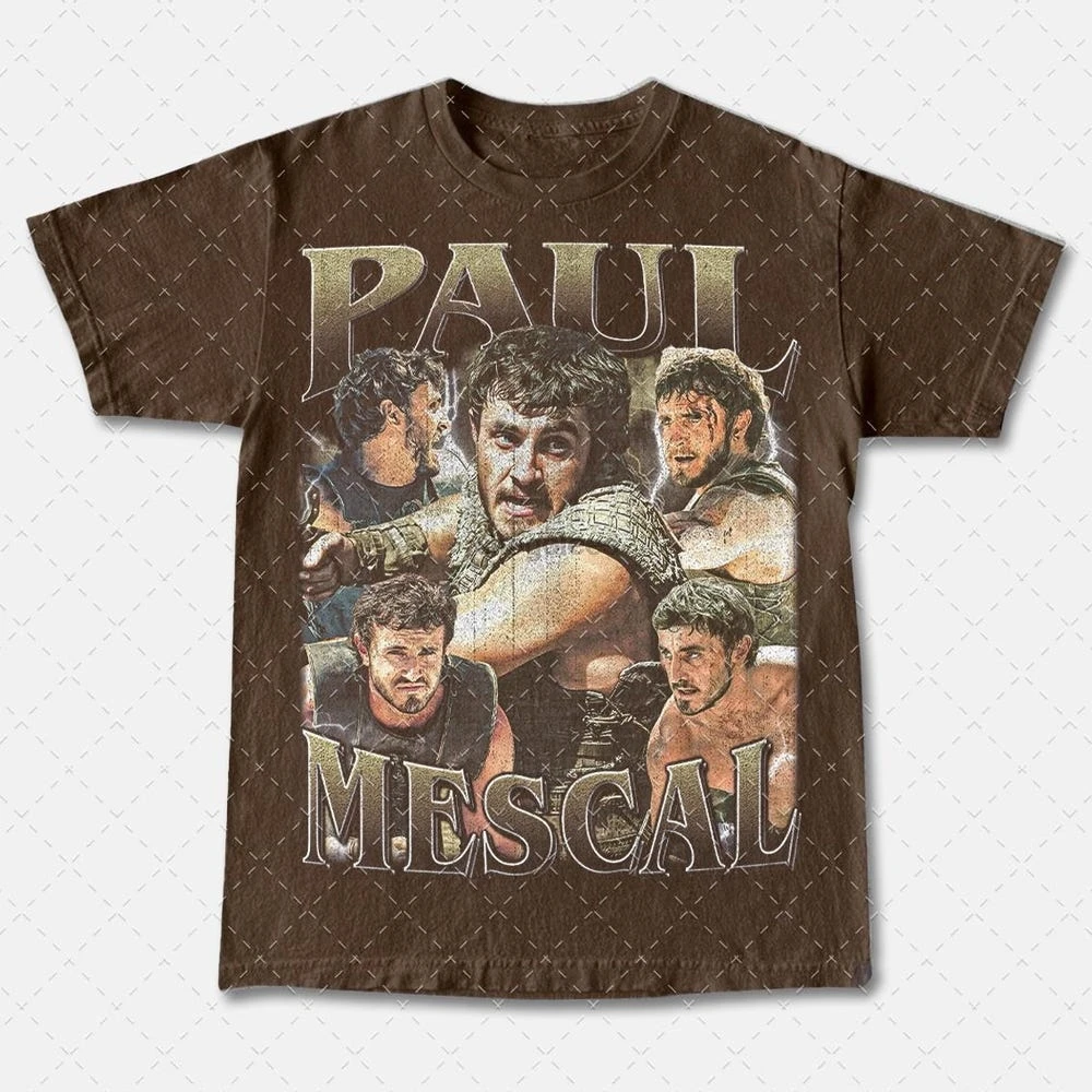 Vintage 90s Paul Mescal Tee Gladiator Tv Series Unisex T-Shirt Retro TV Show Merch Graphic Tee Pop Culture Shirt